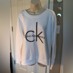 Calvin Klein Jeans White Crewneck